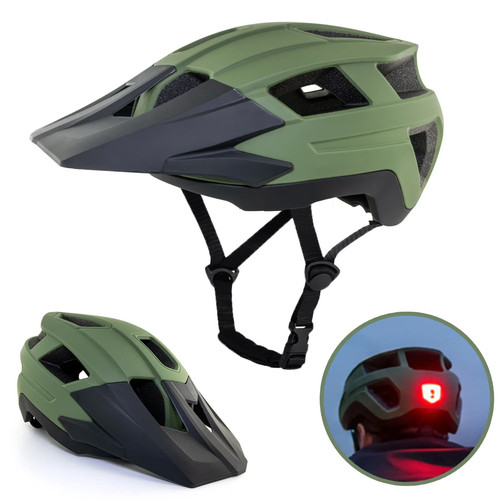 Fahrradhelm mit rücklicht - mit,