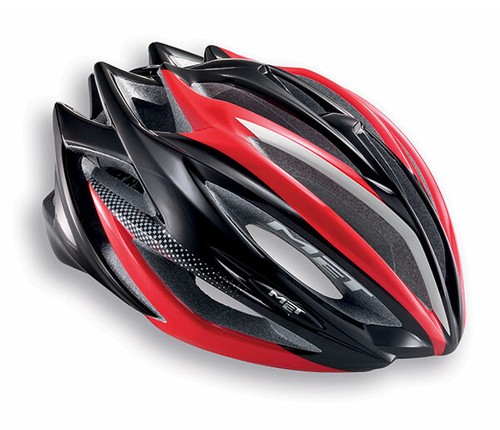 Fahrradhelm met estro rosso - met,